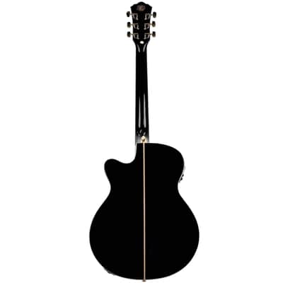 Washburn EA55G-A Festival Series Mini Jumbo 6-String Acoustic Guitar, Koa Burst image 1