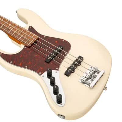 Sadowsky MetroExpress 21-Fret Vintage J/J Bass, Morado Fingerboard, Lefthand, 4-String - Solid Olympic White High Polish image 1
