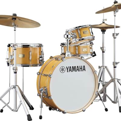 Yamaha SBP0F4H Stage Custom Hip 4-Piece Acoustic Drum Shell Pack, Natural image 2