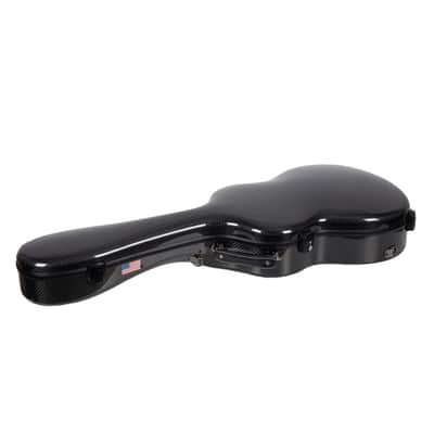 Air Carbon® by Crossrock | 4/4 Classical Guitar Flight Case – 3K Twill Weave Carbon Fiber in Obsidian Black® – TSA Lock & Ergonomic System – Lab-Tested Impact Resistance image 6