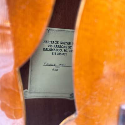 Heritage Eagle TDC Sunburst image 7