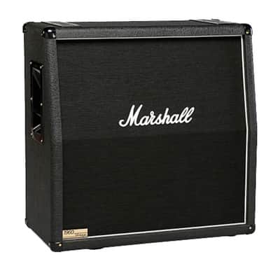 Marshall 1960AV Vintage 280-Watt 4x12" Angled Guitar Speaker Cabinet 1990 - Present - Black image 3