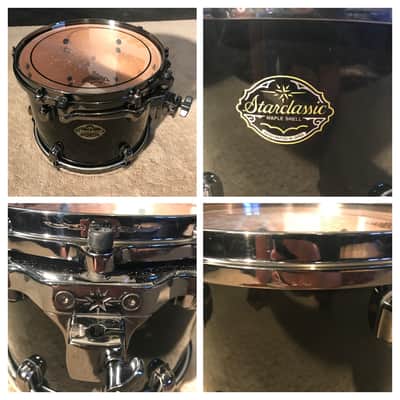 Tama Starclassic Maple 10, 12, 16, 22 Piano Black Drum Set w/Cases Made In Japan image 14