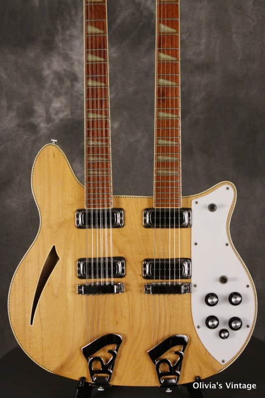 Rickenbacker 362-12 Double Neck w/Checkerboard Binding 1979 Mapleglo image 1