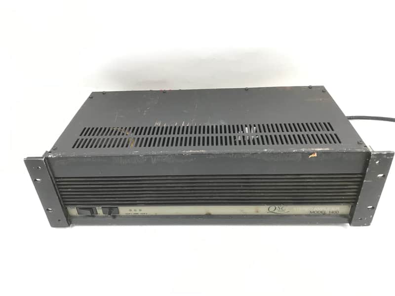 QSC 1400 400W Professional Stereo Power Amplifier image 1