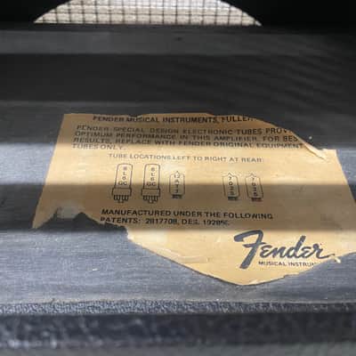 Fender Bassman Ten 2-Channel 50-Watt 4x10" Guitar Combo 1979 image 8