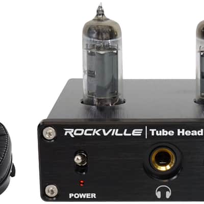 Audio Technica ATH-M60X Closed-Back Pro Monitor Headphones+Tube Headphone Amp image 1