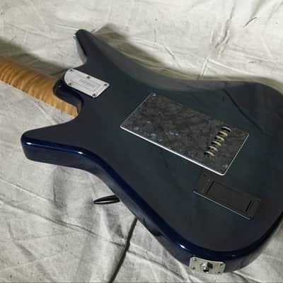 Music Man Albert lee Trans blue roasted Maple Neck Upgrade image 13