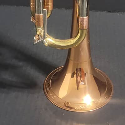 Getzen SUPER DELUXE TRUMPET -Copra -COPPER-BELL , Mouthpiece 3 Mutes & Original Case image 19