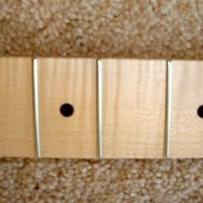 Musikraft 5A Flamed Quartersawn Vintage Style Strat Neck 2024 - Fast Thin Lacquer image 5