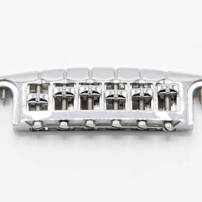 Graph Tech Resomax NW1 Wrap-Around Tune-o-Matic Wraptail Guitar Bridge, Nickel image 1
