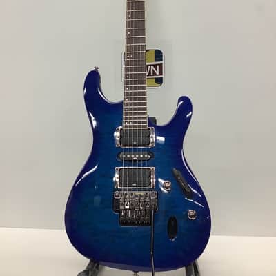 Ibanez S670QM-SPB Standard with Mahogany Body, Jatoba Fretboard 2018 - Sapphire Blue Burst image 2