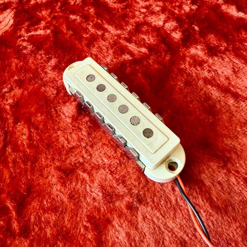 Guyatone Sharp 5 LG-350t single coil Jaguar guitar pickup c 1970 - White original vintage MIJ Japan image 1