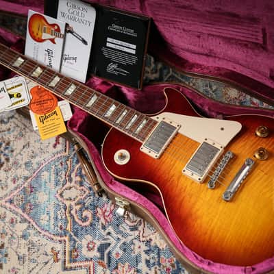 2022 Gibson Custom Shop 59' R9 Les Paul Standard VOS Royal Tea Burst image 1