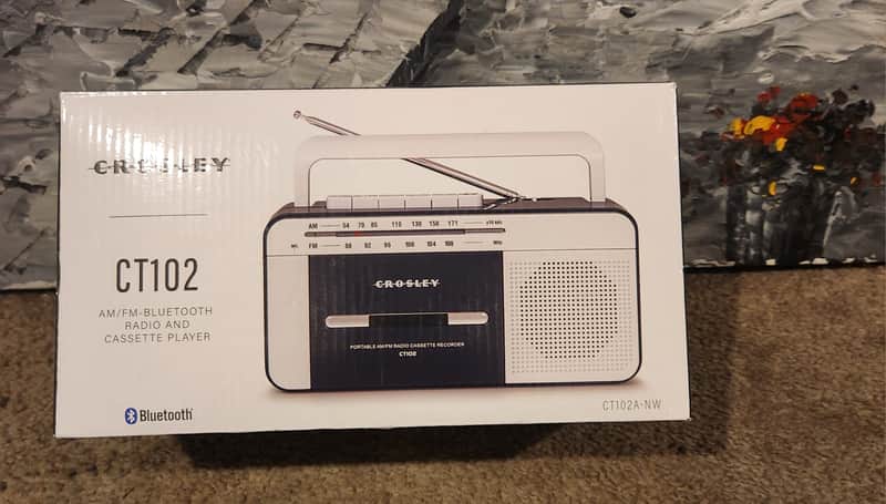 Crosley Crosley CT102 Portable AM/FM Radio Cassette Recorder and Bluetooth 2010 image 1