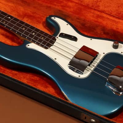 1966 Fender Precision Bass - Lake Placid Blue - All Original image 7
