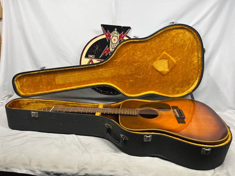 Alvarez 5018 - Sunburst 12-String Acoustic Guitar with Hard Case image 1