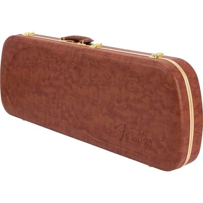 Fender Jazzmaster/Jaguar Electric Guitar Eyeglass Case - Regular Brown image 2