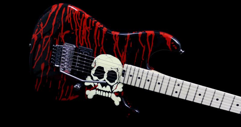 Charvel Pro Mod - Warren DeMartini Signature - Blood and Skulls image 1