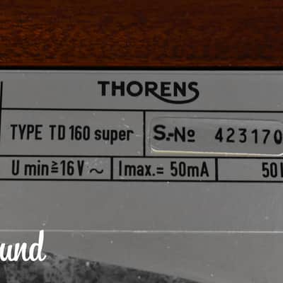 THORENS TD160 Super Beltdrive Turntable in Very Good Condition image 17