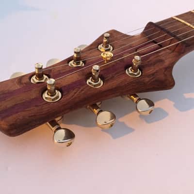 Anu Custom Shop Eyra Bubinga Cedar Purple Heart image 8