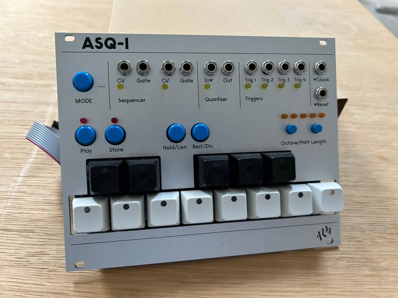 ALM/Busy Circuits ALM035 ASQ-1 Sequencer Eurorack Synth Module 2022 - Present - Silver image 1