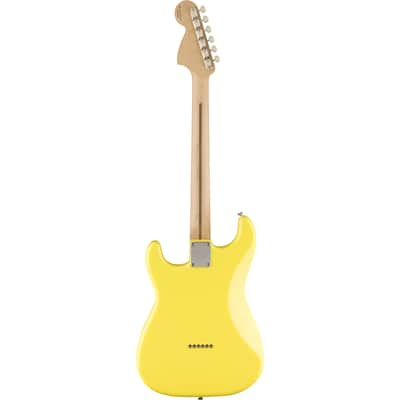 Fender Tom Delonge Strat RW Graffiti Yellow - Electric Guitar image 2