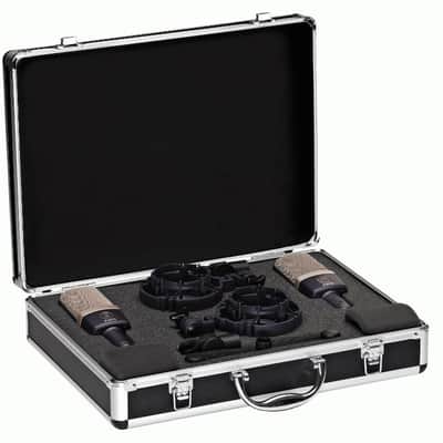 AKG C314 Matched Pair Stereo Professional Microphone Set C/w Flight Case image 2