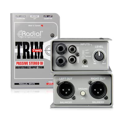 Radial Trim-Two Passive Stereo DI Box image 1