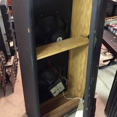 Vintage Kasino Kustom THEA 1970s Powered Black PA Speaker System ALL Discreet 120 Watts Horn+2 15s image 8