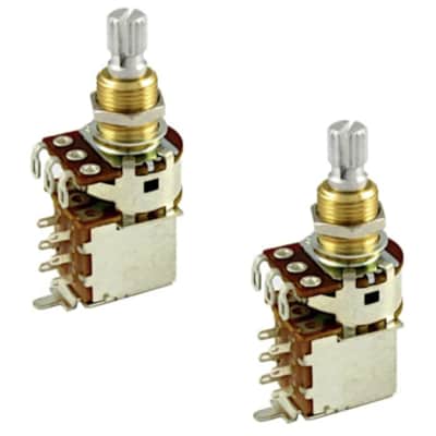 Bourns 500K Linear Guitar Pots w/ Push-Pull Switch (2)