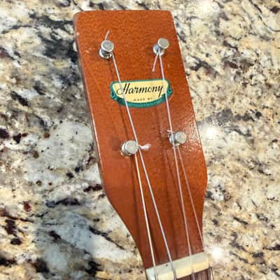 Harmony Baritone Ukulele 1950s w Case image 3