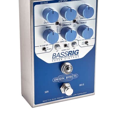 Origin Effects BASSRIG Super Vintage Bass Preamp Pedal image 2