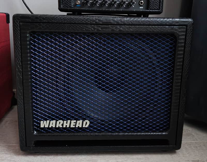 Warhead 1x12 deluxe Cabinet Limited blue edition 2025 - Blue snakeskin image 1