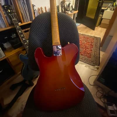 Fender '90s Telecaster Deluxe Foto Flame MIJ 1996 - 3-Color Transparent image 5