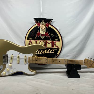 Fender Classic Player '50s Stratocaster Strat Electric Guitar MIM - Made in Mexico - Shoreline Gold image 1