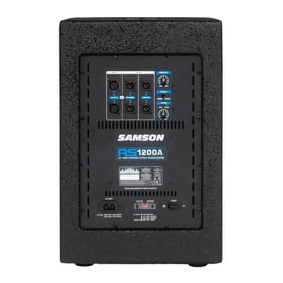 Samson RS1200A 12 Inch Active Subwoofer 100W with XLR Connectivity (Black) image 3