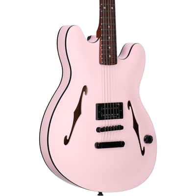 Fender Tom DeLonge Starcaster Electric Guitar, Satin Shell Pink image 1
