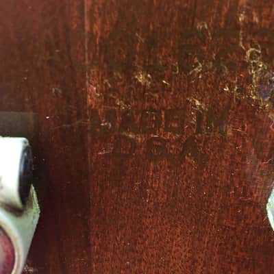 Gibson J-160E 1973 Cherry Sunburst mini P90 pickup image 10