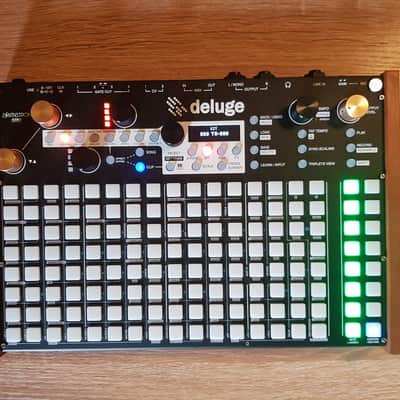Synthstrom Audible Deluge 64-Voice Desktop Synthesizer with OLED Display 2022 - Present - Black image 2