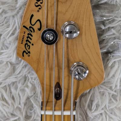 Fender Squier Classic Vibe '70s 4-String Left Handed Electric Jazz Bass, Black image 5