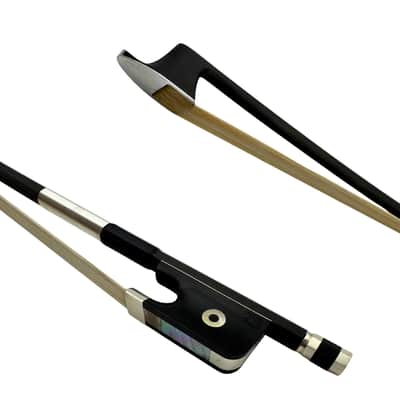 ZS Strings Eclipse Carbon Fiber Cello Bow 2025 - Pure Carbon image 2