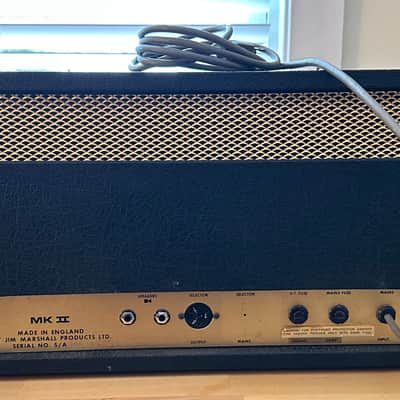 Marshall JMP 1987 MK II 2-Channel 50-Watt Guitar Amp Head 1975 - 1981 - Black image 12