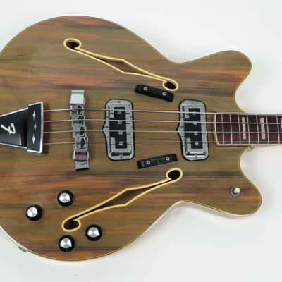 1968 Fender Coronado II Wildwood Bass - Rare Green Finish image 6
