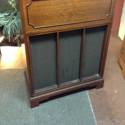 HAMMOND ORGAN JR 20 TONE-CABINET W/OIL VERB"& QUAD MAIN FRONT-”SPKS&1x12"TOP DOWN-THROW $395 image 2
