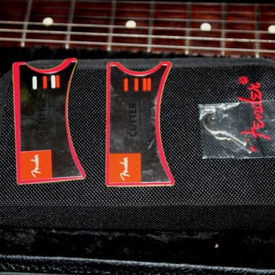 Fender Stratocaster Deluxe Plus HSS guitar 2014 Mystic Sunburst w/ Personality cards image 3