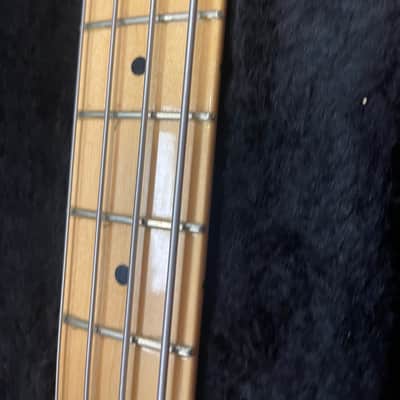 Fender American Standard Jazz Bass with Maple Fretboard in Fender hard case -2009 - Candy Cola image 5