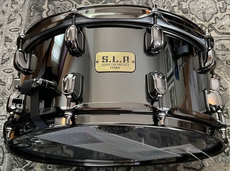 Tama S.L.P. Black Brass 14x6.5"  Snare Drum LBR1465 image 1