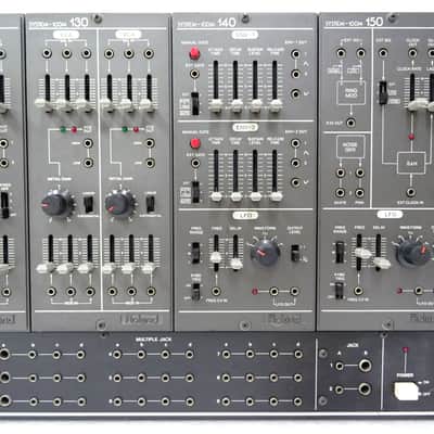 Roland SYSTEM-100M D Set  Vintage Analog Modular Synthesizer w/ 181 CV Keyboard & DIN Connectors image 4