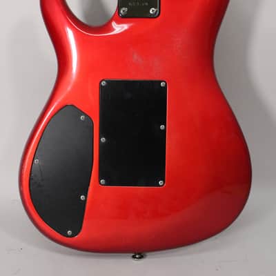 1987 Ibanez 540R Radius Series Floyd Rose HSS MIJ Jewel Red Finish w/HSC image 5
